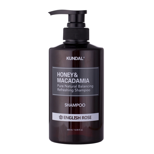 Kundal - Honey & Macadamia Nature Shampoo - Șampon de păr- English Rose - 500ml