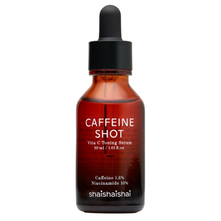 shaishaishai - Caffeine Shot Vita C Toning Serum - Ser cu cofeină pentru față - 30 ml