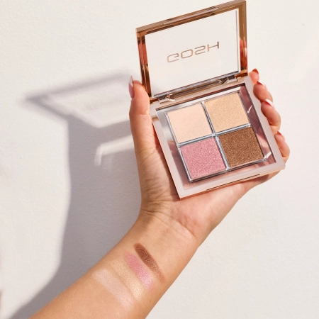GOSH - Glow Palette - Paletă de iluminatoare pentru față - 001 Fourfilled - 11,6 g