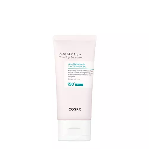 Cosrx - Aloe 54.2 Aqua Tone-Up Sunscreen SPF50+/PA++++ - Cremă hidratantă de protecție solară - 50ml