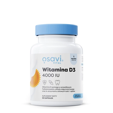 Osavi - Vitamina D3 4000IU - 60 capsule moi