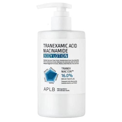 APLB - Loțiune hidratantă pentru corp cu acid tranexamic și niacinamidă - 300 ml