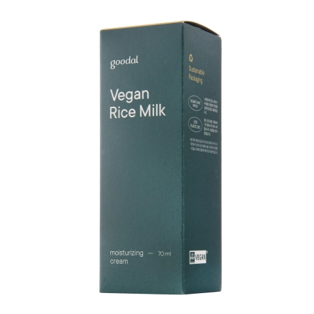 Goodal - Vegan Rice Milk Moisturizing Cream - Cremă hidratantă vegană din lapte de orez - 70ml