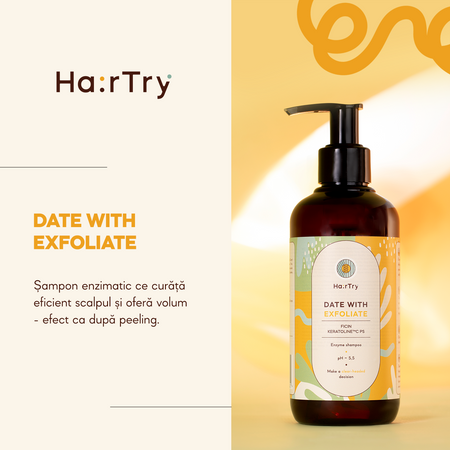 HairTry - Date With Exfoliate - Șampon enzimatic - 500 ml