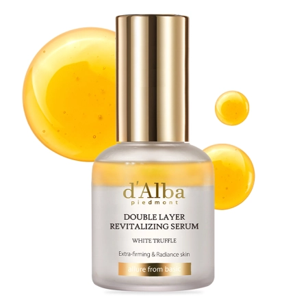 d'Alba -  White Truffle Double Layer Revitalizing Serum-Ser revitalizant dublu strat cu trufe albe - 30ml