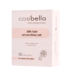 Cosibella Accessories – Set de elastice de păr din mătase – Peachy Pink