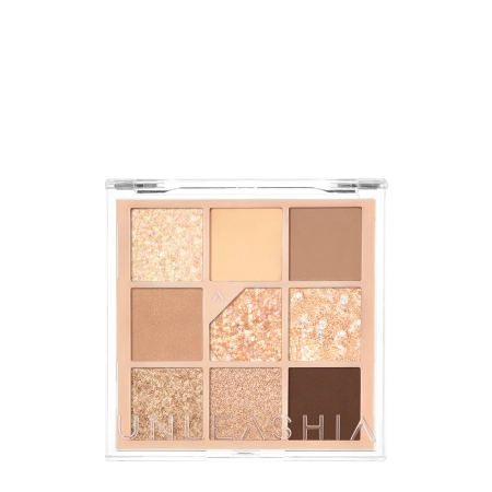 Unleashia - Glitterpedia Eye Palette - Paletă vegană de farduri de pleoape - 2 All of Brown - 6,6g