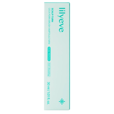 lilyeve - Scalp:Turn Cica PDRN Brush Ampoule - Fiolă anti-mătreață pentru scalp - Mini - 30 ml