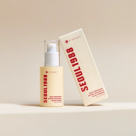 K-SECRET - SEOUL 1988 Serum : Retinal Liposome 2% + Black Ginseng - Ser pentru fermitate cu retinal - 30 ml