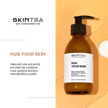 SkinTra - Hug Your Skin - Emulsie delicată de curățare - 200 ml
