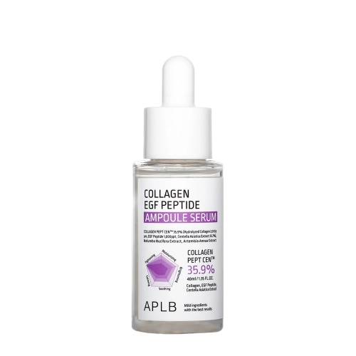 APLB - Collagen EGF Peptide Ampoule Serum - Ser hidratant și fermizant pentru față – 40 ml