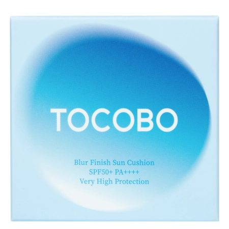 Tocobo - Blur Finish Mini Sun Cushion - Cremă cu protecție solară tip cushion - 00 Pure - 5 g