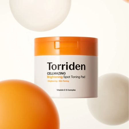 Torriden - Cellmazing Brightening Spot Toning Pad - Dischete iluminatoare pentru față - 70 buc. / 175 ml