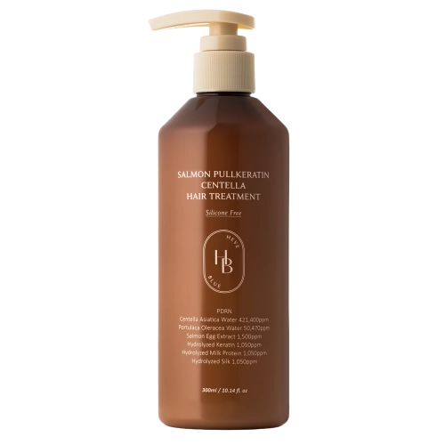 HEVEBLUE - Salmon PullKeratin Centella Hair Treatment - Balsam regenerant pentru păr - 300 ml