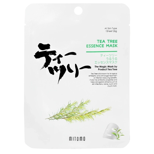 Mitomo - Tea Tree Essence Mask - Mască cu extract de arbore de ceai - 1 buc./25 g