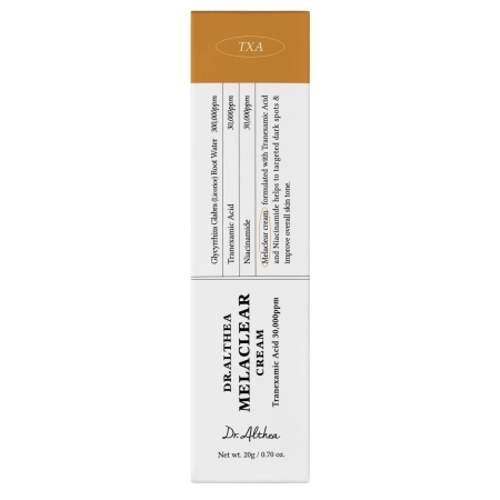 Dr. Althea - Melaclear Cream - Cremă pentru Pete Pigmentare cu Aplicare Locală - 20 g