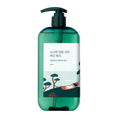 Round Lab - Pine Cica Calming Body Wash – Gel de duș calmant și purificator – 400 ml