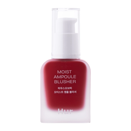 House of Hur - Moist Ampoule Blusher - Blush lichid hidratant pentru obraji – Ruby Red – 20 ml