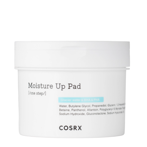 COSRX - One Step Moisture Up Pad - Plasturi exfoliante și hidratante pentru față - 70buc