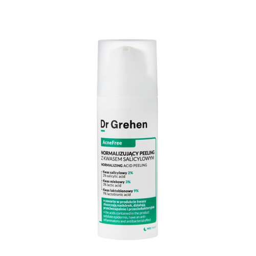 Dr. Grehen - AcneFree - Peeling acid normalizant - Peeling normalizant cu acid salicilic - 50ml