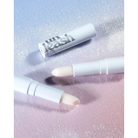 Unleashia - Glacier Vegan Lip Balm - Balsam de buze hidratant cu sclipici - No.1 Snow Frost - 3,3g