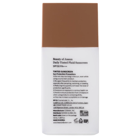 Beauty of Joseon - Daily Tinted Fluid Sunscreen #MY220 - Fluid colorant cu protecție solară - 50 ml