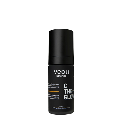 Veoli Botanica – C The Glow – Ser iluminator și calmant cu textură apoasă tip gel – 30ml