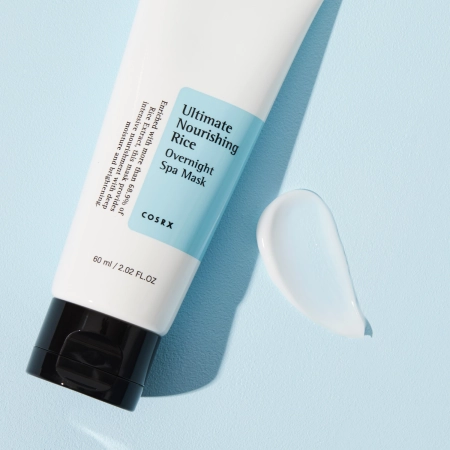 COSRX – Ultimate Nourishing Rice Overnight Spa Mask – Mască de noapte hrănitoare cu extract de orez – 60 ml