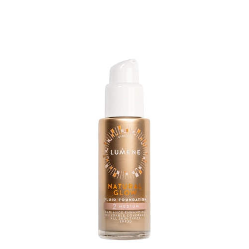 Lumene - Natural Glow Fluid Foundation SPF20 - Fond de ten iluminator - 2 Medium - 30ml