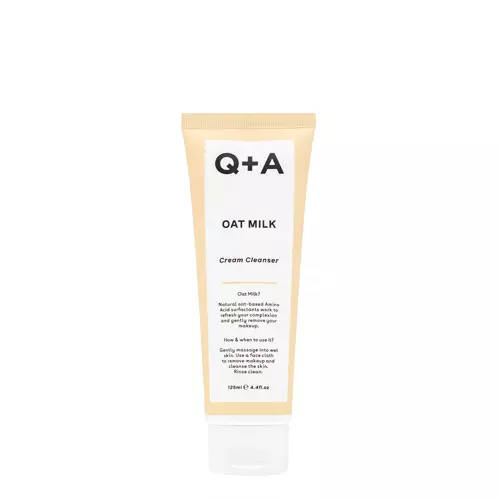 Q+A - Oat Milk Cream Cleanser - Emulsie cremoasă de curățare cu lapte de ovăz - 125ml