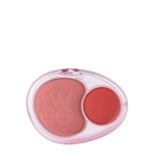 Fwee - Mellow Dual Blusher - Blush dublu pentru obraji – CR02 Baby Smile – 7,2g
