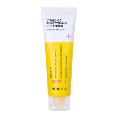 Mediheal - Vitamin C Pore Toning Cleanser - Spumă de curățare pentru față cu vitamina C - 120ml