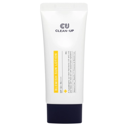 CUSKIN - Clean Up Blemish Sun Lotion SPF50+/PA++++ - Cremă de protecție solară pentru față - 60ml