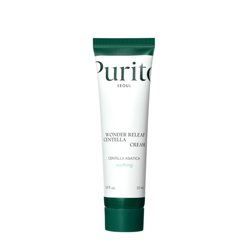 Purito Seoul - Wonder Releaf Centella Cream - Cremă calmantă cu extract de Centella Asiatică - 50ml