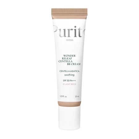 Purito Seoul - Wonder Releaf Centella BB Cream SPF 30 PA+++ #21 Light Beige - Cremă BB cu Centella Asiatică - 30ml