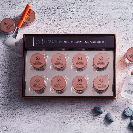 REVCELL - Premium Intensive Skin Activ Fiber Set - Set pentru față cu efect de fermitate și hidratare - Fire - 8 buc