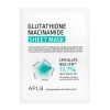 APLB - Glutation Niacinamide Sheet Mask - Mască facială cu efect de iluminare - 1pc/25ml