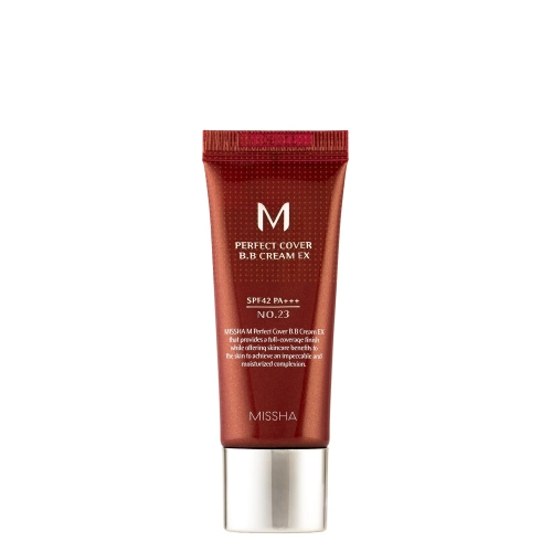 Missha - M Perfect Cover BB Cream SPF42/PA++ - Cremă BB cu acoperire uniformă - No.23 Natural Beige - 20ml