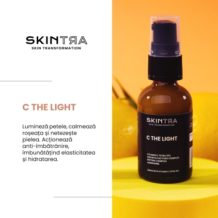 SkinTra - C The Light - Ser cu vitamina C Tetra 10% - 30 ml