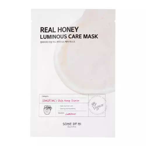 Some By Mi - Real Honey Luminous Care Mask - Mască de iluminare - 20g