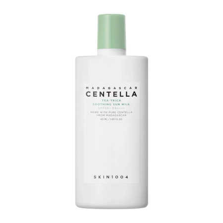 SKIN1004 - Madagascar Centella Tea-Trica Soothing Sun Milk SPF50+ PA++++ - Cremă cu filtru de lumină - 50ml