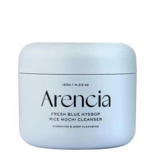 Arencia - Fresh Blue Hyssop Rice Mochi Cleanser - Pastă hidratantă pentru curățarea feței - 120g