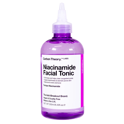 Carbon Theory - VaPOREize Niacinamide Facial Tonic - Toner Purifiant cu Niacinamidă - 250 ml