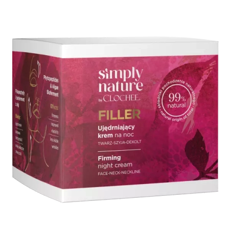 Clochee – Simply Nature Filler – Cremă fermizantă de noapte – 50 ml
