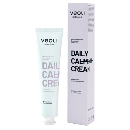 Veoli Botanica - Daily Calming Cream - Cremă ușoară calmantă pentru față pentru întreaga zi - 75 ml