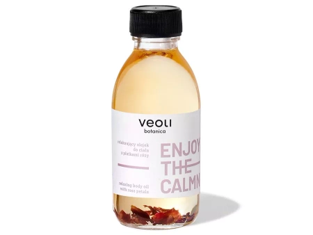 Veoli Botanica – Enjoy The Calmness – Relaxing Body Oil with Rose Petals – 150 ml
