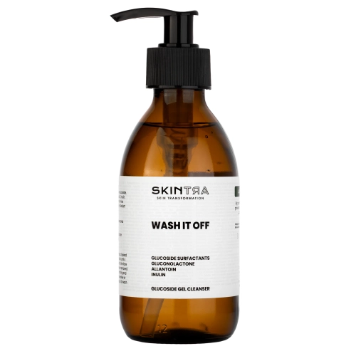 SkinTra - Wash It Off - Gel de curățare cu glucozide - 200 ml