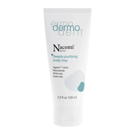 Nacomi – Dermo – Pastă exfoliantă cu argilă pentru scalp – 100 ml