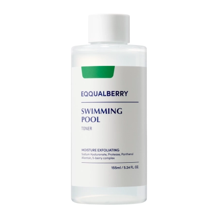 EQQUALBERRY - Swimming Pool Daily Facial Toner - Toner hidratant și exfoliant pentru față - 155 ml