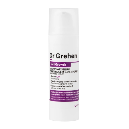 Dr. Grehen - RetiGrowth - Reti-TGF Serum - Ser cremos cu Retinol 0,3% și factor de creștere - 30ml